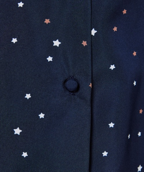 DOUBLE STANDARD CLOTHING（ダブルスタンダードクロージング）の「ポリエステルサテン 星柄シャツ（シャツ/ブラウス・レディース・ネイビー・38/36）」の8枚目の写真