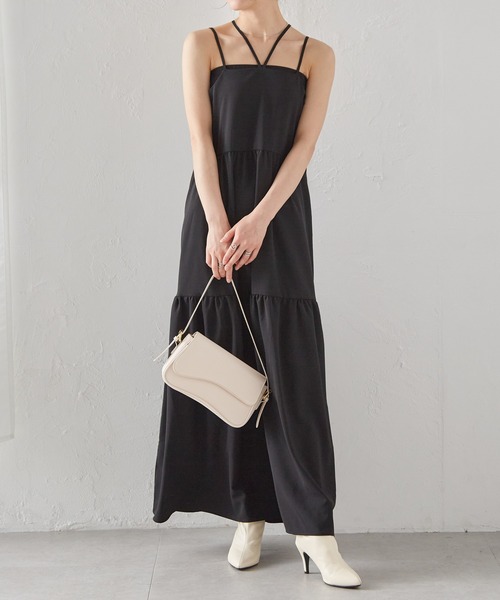 RANAN（ラナン）の「シャギーニット×キャミワンピースセット（ワンピース・レディース・ホワイト系/グレー系/ライトグレー系・M/L/LL）」の17枚目の写真