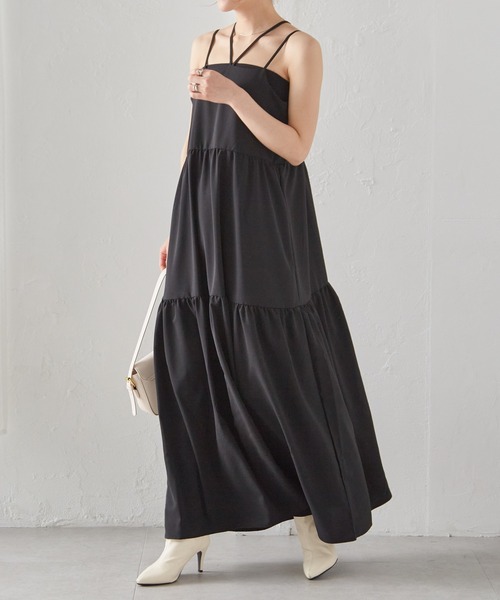 RANAN（ラナン）の「シャギーニット×キャミワンピースセット（ワンピース・レディース・ホワイト系/グレー系/ライトグレー系・M/L/LL）」の18枚目の写真