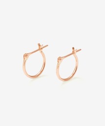 K10 ピンクゴールド フープ ピアス ESTELLE/エステール