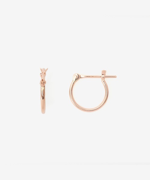 ESTELLE(エステール)の「K10 ピンクゴールド フープ ピアス ESTELLE/エステール(ピアス(両耳用)・レディース・ピンクゴールド・-)」の2枚目の写真