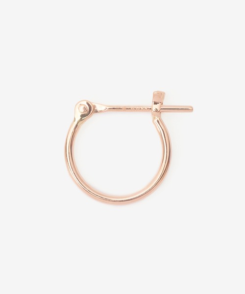 ESTELLE(エステール)の「K10 ピンクゴールド フープ ピアス ESTELLE/エステール(ピアス(両耳用)・レディース・ピンクゴールド・-)」の5枚目の写真