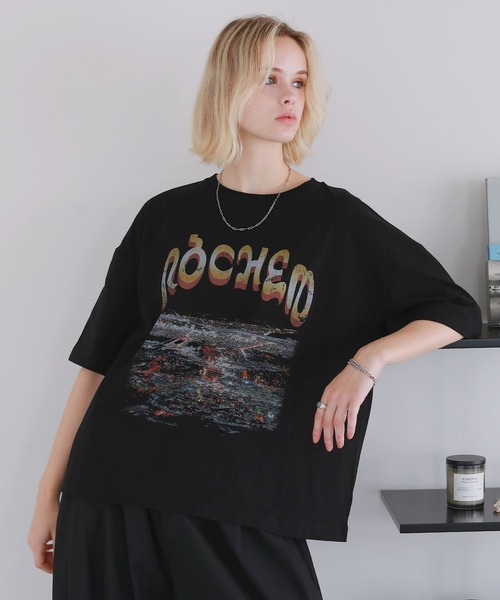 ヴィンテージデザイングラフィックTシャツ（Tシャツ/カットソー