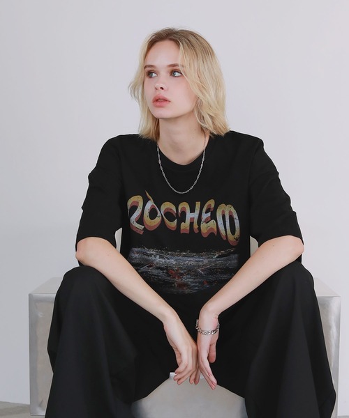 ROCHEM(ローシェン)の「ヴィンテージデザイングラフィックTシャツ(Tシャツ/カットソー・メンズ・ブラック系2/ブラック系4/ブラック系1/ブラック系3・XS/S/M/L)」の13枚目の写真