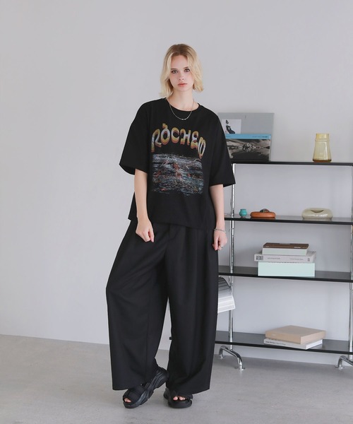 ROCHEM(ローシェン)の「ヴィンテージデザイングラフィックTシャツ(Tシャツ/カットソー・メンズ・ブラック系2/ブラック系4/ブラック系1/ブラック系3・XS/S/M/L)」の15枚目の写真