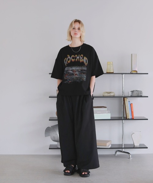 ROCHEM(ローシェン)の「ヴィンテージデザイングラフィックTシャツ(Tシャツ/カットソー・メンズ・ブラック系2/ブラック系4/ブラック系1/ブラック系3・XS/S/M/L)」の16枚目の写真