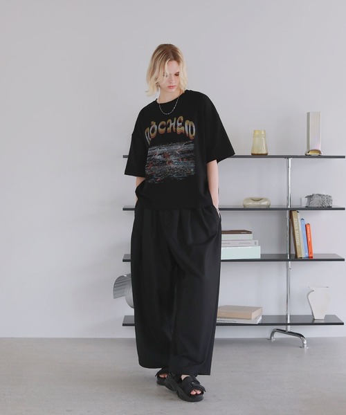 ROCHEM(ローシェン)の「ヴィンテージデザイングラフィックTシャツ(Tシャツ/カットソー・メンズ・ブラック系2/ブラック系4/ブラック系1/ブラック系3・XS/S/M/L)」の17枚目の写真