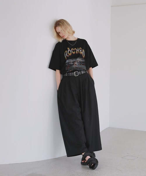 ROCHEM(ローシェン)の「ヴィンテージデザイングラフィックTシャツ(Tシャツ/カットソー・メンズ・ブラック系2/ブラック系4/ブラック系1/ブラック系3・XS/S/M/L)」の20枚目の写真