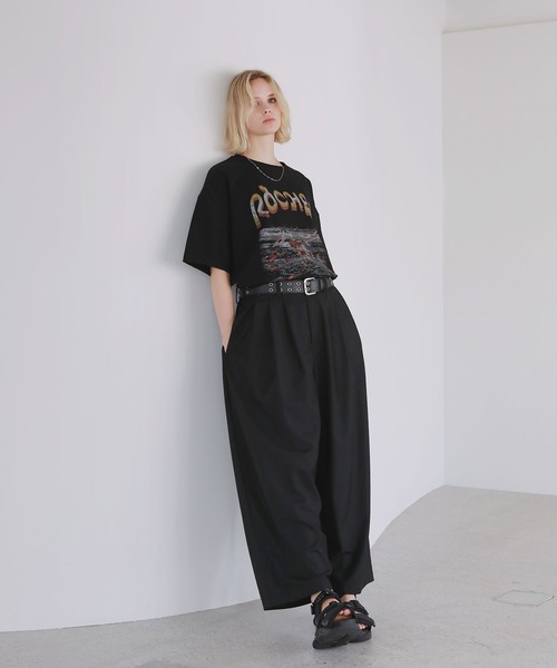 ROCHEM(ローシェン)の「ヴィンテージデザイングラフィックTシャツ(Tシャツ/カットソー・メンズ・ブラック系2/ブラック系4/ブラック系1/ブラック系3・XS/S/M/L)」の21枚目の写真