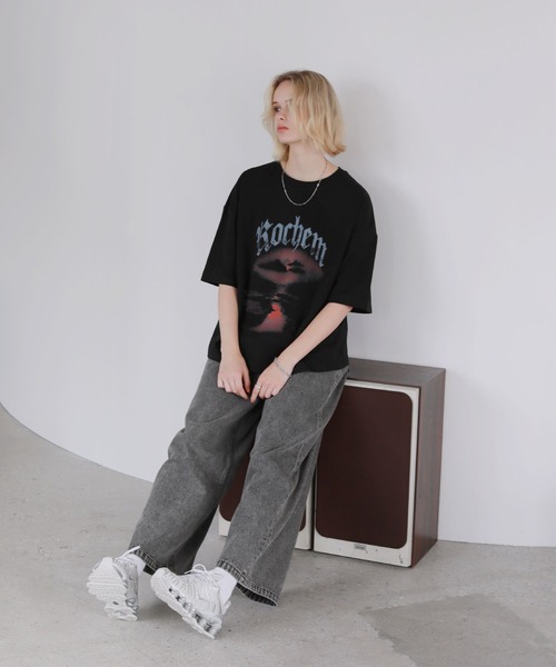 ヴィンテージデザイングラフィックTシャツ（Tシャツ/カットソー