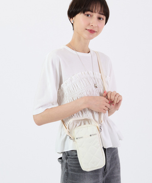 ■LeSportsac■TH MINI CROSSBODY キルト TH MINI CROSSBODY/ブラックキルトスタッズ / LeSportsac
