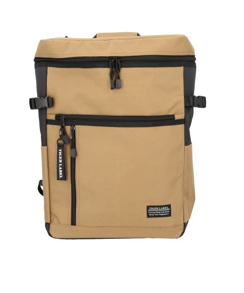 その他セレクト（ソノタセレクト）の「TIGER LABEL スクエア型バックパック（バックパック/リュック・レディース・グレー系その他/ベージュ・FREE）」の1枚目の写真