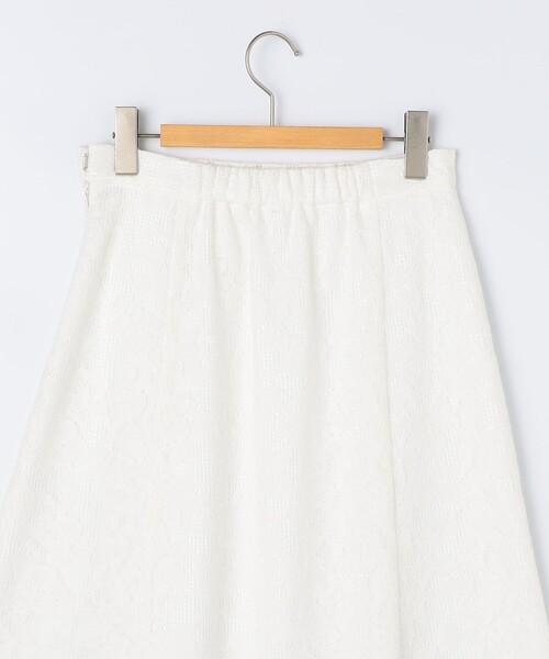 NOLLEY’S（ノーリーズ）の「ウォッシャブルレースマーメイドスカート（スカート・レディース・ブラウン/ホワイト・38/36）」の9枚目の写真