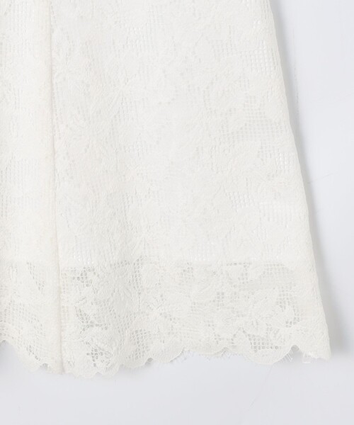 NOLLEY’S（ノーリーズ）の「ウォッシャブルレースマーメイドスカート（スカート・レディース・ブラウン/ホワイト・38/36）」の10枚目の写真