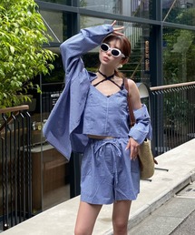 新品 タグ付き レリル ブルー ブラウス 38 SHIRT・BLOUSE