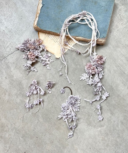 m.soeur（エムスール）の「小さなお花のコサージュ（ブローチ/コサージュ・レディース・ラベンダー/ブラック/ホワイト・FREE）」の13枚目の写真