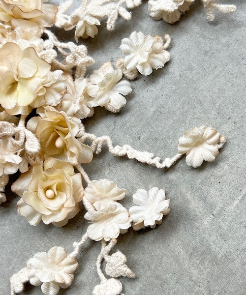 m.soeur（エムスール）の「小さなお花のコサージュ（ブローチ/コサージュ・レディース・ラベンダー/ブラック/ホワイト・FREE）」の9枚目の写真