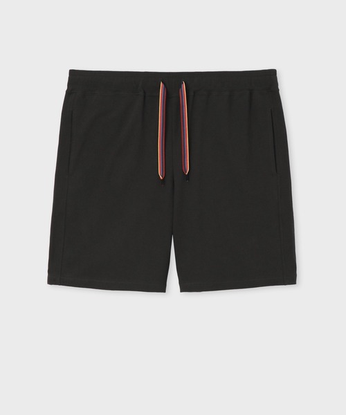 Paul Smith（ポールスミス）の「【ラウンジウェア】アーティストストライプ ドローストリング ショーツ【853288 7914】（その他パンツ・メンズ・ブラック/チャコールグレー・MEDIUM/LARGE）」の2枚目の写真