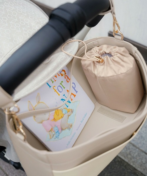 le reve vaniller(ル レーヴ ヴァニレ)の「ポーチ ドリンクケース ベビーカーバッグ 3点セット le reve vaniller(ベビーカー/ベビーカー用品・レディース・ブラウン/グレイッシュベージュ・フリー)」の7枚目の写真