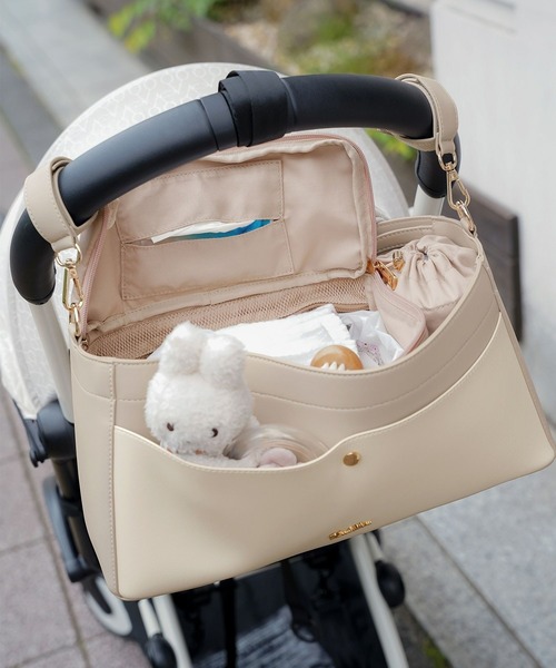 le reve vaniller(ル レーヴ ヴァニレ)の「ポーチ ドリンクケース ベビーカーバッグ 3点セット le reve vaniller(ベビーカー/ベビーカー用品・レディース・ブラウン/グレイッシュベージュ・フリー)」の19枚目の写真