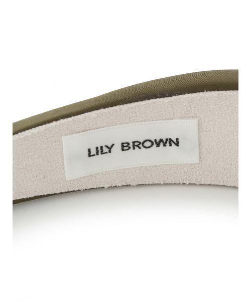 LILY BROWN(リリーブラウン)の「ヴィンテージモチーフカチューシャ(カチューシャ・レディース・チェック/ブラック/カーキ・F)」の12枚目の写真