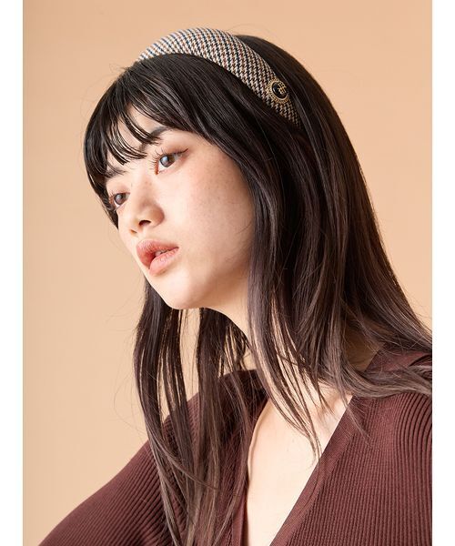 LILY BROWN(リリーブラウン)の「ヴィンテージモチーフカチューシャ(カチューシャ・レディース・チェック/ブラック/カーキ・F)」の18枚目の写真