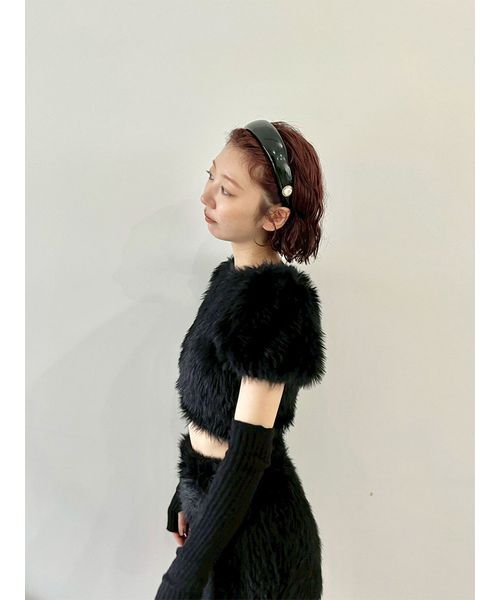 LILY BROWN(リリーブラウン)の「ヴィンテージモチーフカチューシャ(カチューシャ・レディース・チェック/ブラック/カーキ・F)」の22枚目の写真