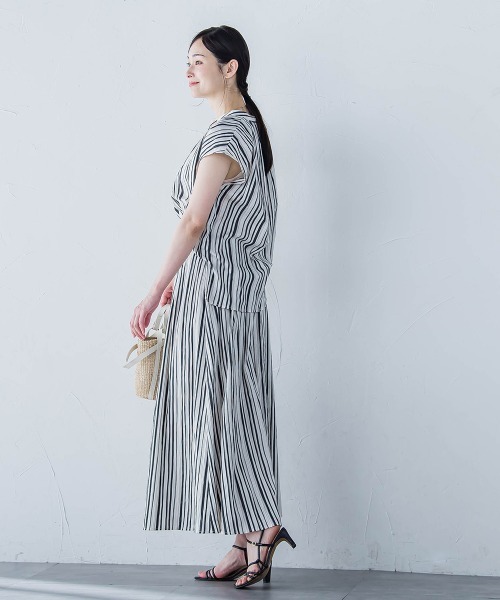 LAUTREAMONT（ロートレアモン）の「ワッシャーストライプスカート≪手洗い可能≫（スカート・レディース・ブラック系その他・9号）」の19枚目の写真