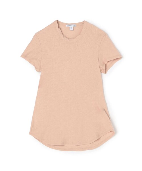 JAMES PERSE(ジェームスパース)の「スラブジャージー クルーネックTシャツ WUA3037(Tシャツ/カットソー・レディース・ライトピンク/ライトブルー・1/0)」の1枚目の写真