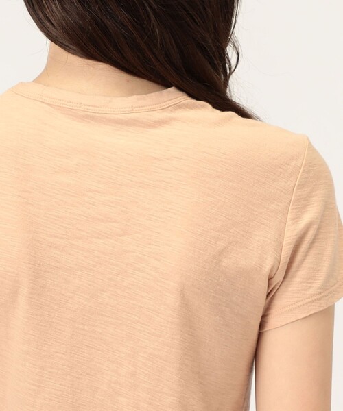 JAMES PERSE(ジェームスパース)の「スラブジャージー クルーネックTシャツ WUA3037(Tシャツ/カットソー・レディース・ライトピンク/ライトブルー・1/0)」の7枚目の写真