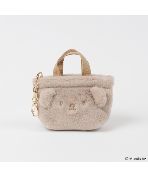 Dick Bruna(ディックブルーナ)の「BRUNA MINI FUR TOTE チャーム(キーホルダー・レディース・ホワイト/ブラウン・FREE)」の6枚目の写真