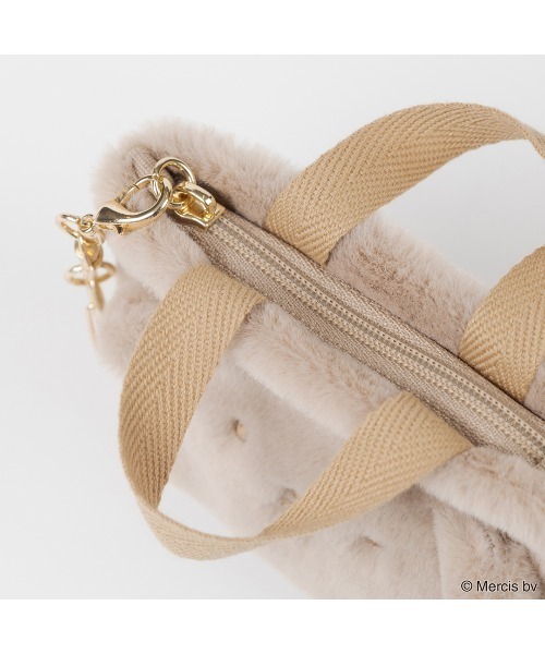 Dick Bruna(ディックブルーナ)の「BRUNA MINI FUR TOTE チャーム(キーホルダー・レディース・ホワイト/ブラウン・FREE)」の8枚目の写真