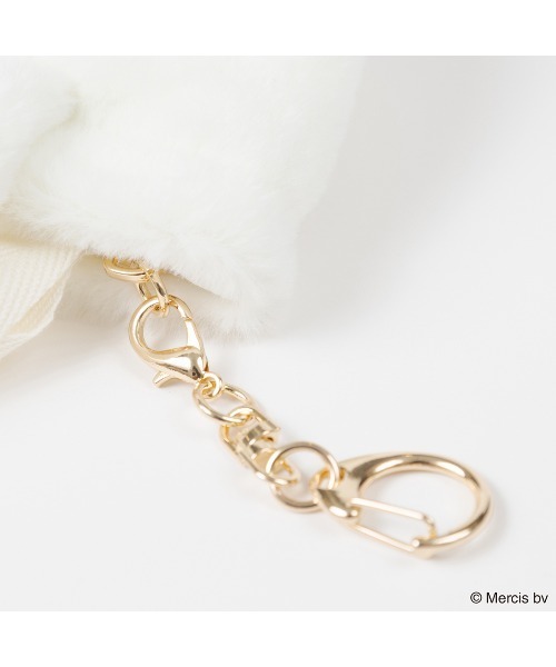 Dick Bruna(ディックブルーナ)の「BRUNA MINI FUR TOTE チャーム(キーホルダー・レディース・ホワイト/ブラウン・FREE)」の9枚目の写真