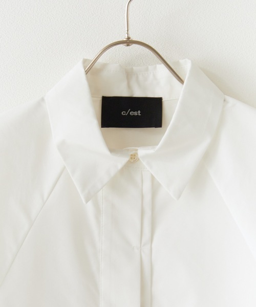 c/est（シーエ）の「c/est/シーエ LYDIA シャツブラウス（シャツ/ブラウス・レディース・オフホワイト・FREE）」の6枚目の写真