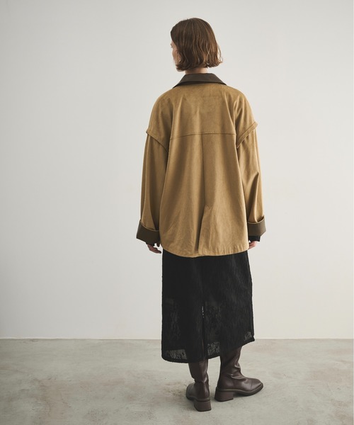 メンズ ゴートスエード 総裏 カバーオール QUATTROCCHI / ゴートスエード 総裏 カバーオール（ブルゾン