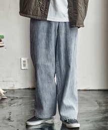 mp13966- Denim Jacquard Wide Straight Pants ワイドストレートパンツ(CAM25AW-012)