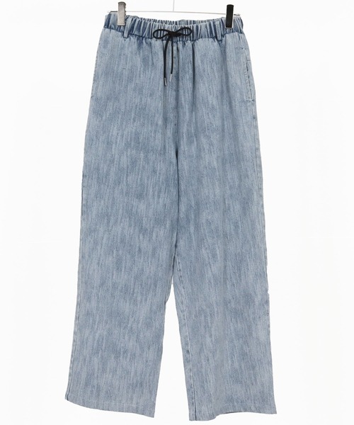 CAMBIO(カンビオ)の「mp13966- Denim Jacquard Wide Straight Pants ワイドストレートパンツ(CAM25AW-012)(その他パンツ・メンズ・ブラック/ネイビー/ライトインディゴブルー・L/M/S)」の12枚目の写真