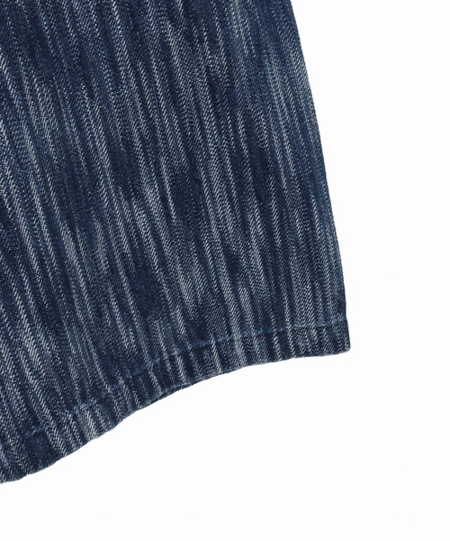 CAMBIO(カンビオ)の「mp13966- Denim Jacquard Wide Straight Pants ワイドストレートパンツ(CAM25AW-012)(その他パンツ・メンズ・ブラック/ネイビー/ライトインディゴブルー・L/M/S)」の19枚目の写真