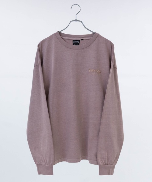 THRASHER（スラッシャー）の「【at】〔THRASHER/スラッシャー〕アソートアート ピグメント ロンT GONZ/SKATE GOAT/FLAME（Tシャツ/カットソー・メンズ・ネイビー/ピンク/ブラウン/チャコールグレー/ライトグレー系2/ライトグレー系1/ブラウン系2/ブラウン系1/グレー系2/ピンク系2/ピンク系1/グレー系1・MEDIUM/LARGE）」の16枚目の写真