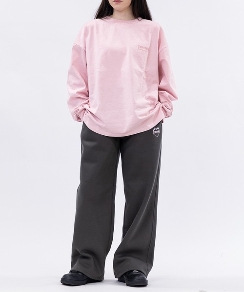 THRASHER（スラッシャー）の「【at】〔THRASHER/スラッシャー〕アソートアート ピグメント ロンT GONZ/SKATE GOAT/FLAME/HEART（Tシャツ/カットソー・メンズ・ネイビー/ピンク/ブラウン/チャコールグレー/ライトグレー系2/ライトグレー系1/ブラウン系2/ブラウン系1/グレー系2/ピンク系2/ピンク系1/グレー系1・MEDIUM/LARGE）」の21枚目の写真