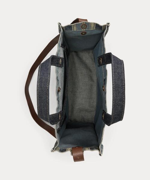 RRL(ダブル アール エル)の「ハンドウーブン インディゴ カーペンター トート(トートバッグ・メンズ・ネイビー系1・ONE)」の3枚目の写真