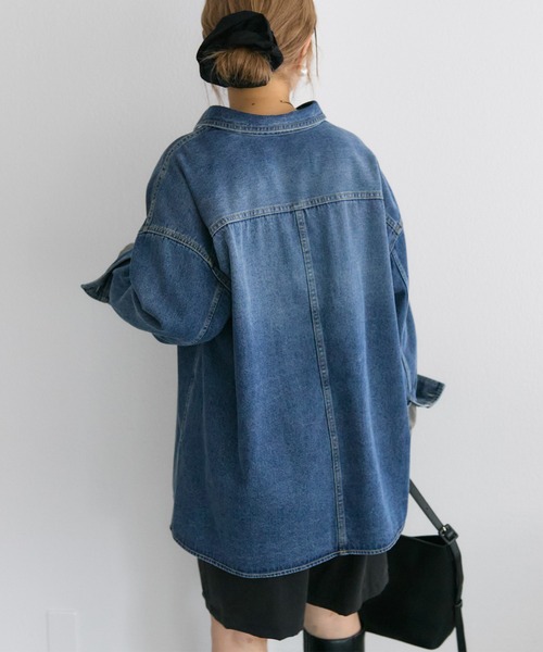 セール】【＠noricorico102企画】ヴィンテージライク デニムチュニック