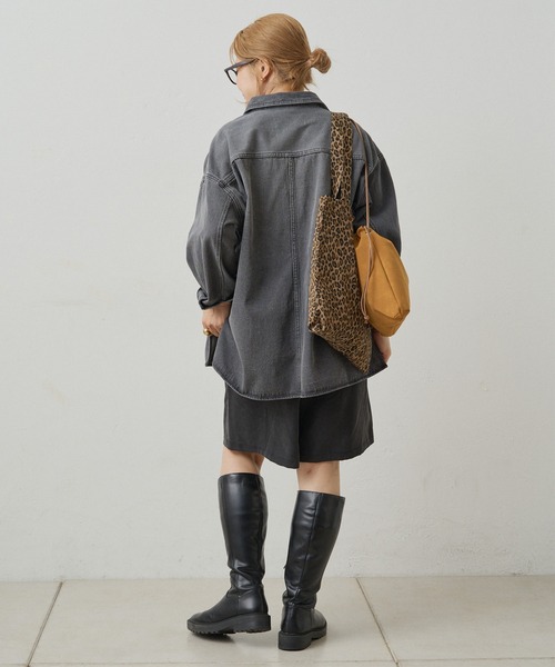 セール】【＠noricorico102企画】ヴィンテージライク デニムチュニック