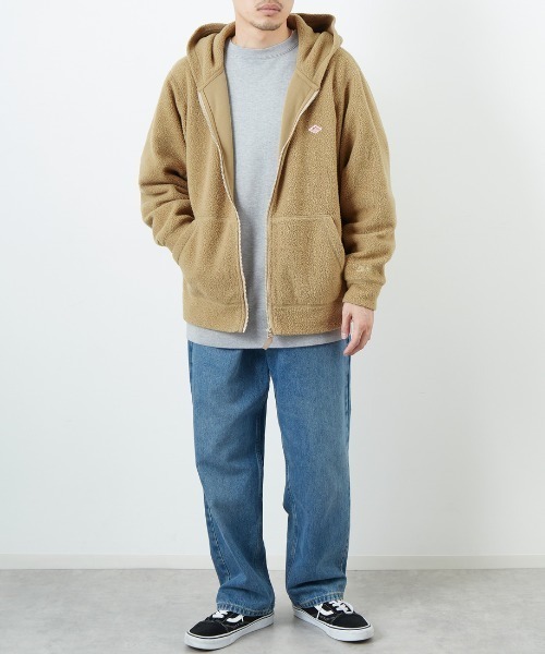 DANTON（ダントン）の「【WEB限定】[DANTON/ダントン] ポーラテック ボアフリースジップパーカー（その他アウター・レディース・ベージュ/アイボリー/ブラック・40/42）」の13枚目の写真