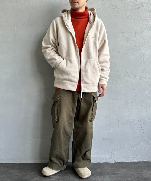 DANTON（ダントン）の「【WEB限定】[DANTON/ダントン] ポーラテック ボアフリースジップパーカー（その他アウター・レディース・ベージュ/アイボリー/ブラック・40/42）」の6枚目の写真