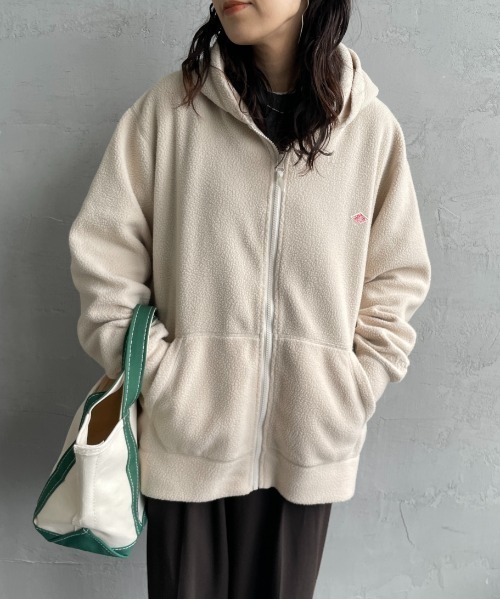 WEB限定】[DANTON/ダントン] ポーラテック ボアフリースジップパーカー