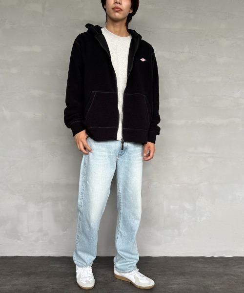 DANTON（ダントン）の「【WEB限定】[DANTON/ダントン] ポーラテック ボアフリースジップパーカー（その他アウター・レディース・ベージュ/アイボリー/ブラック・40/42）」の8枚目の写真