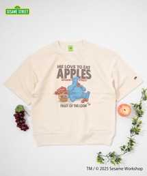【FRUIT OF THE LOOM】SESAME STREET×FTL ハーフスリーブ甘編/セサミコラボ/プルオーバー