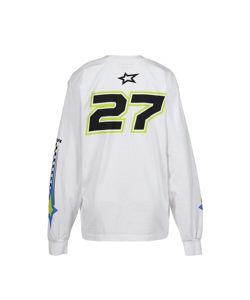 NUBIAN（ヌビアン）の「SPEEDI LONGSLEEVE（Tシャツ/カットソー・レディース・ホワイト・SMALL/MEDIUM/LARGE/XX-LARGE）」の5枚目の写真