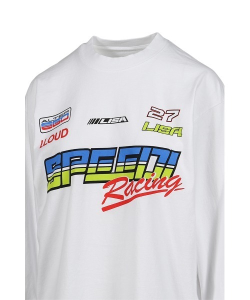 NUBIAN（ヌビアン）の「SPEEDI LONGSLEEVE（Tシャツ/カットソー・レディース・ホワイト・SMALL/MEDIUM/LARGE/XX-LARGE）」の3枚目の写真